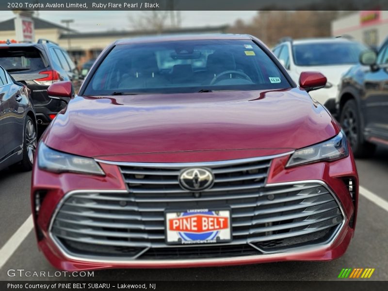 Ruby Flare Pearl / Black 2020 Toyota Avalon Limited