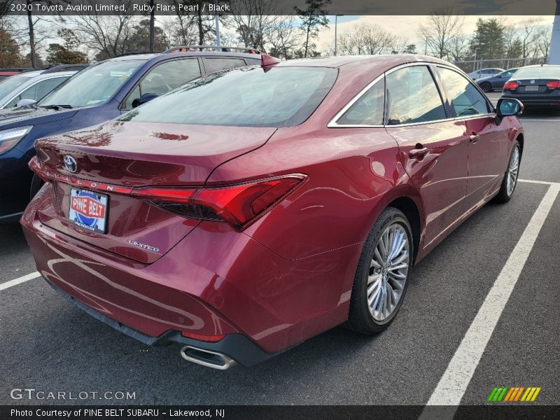 Ruby Flare Pearl / Black 2020 Toyota Avalon Limited