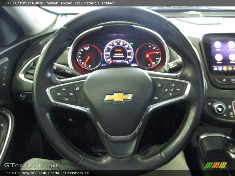 Mosaic Black Metallic / Jet Black 2020 Chevrolet Malibu Premier