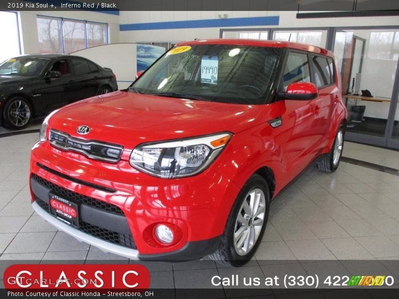 Inferno Red / Black 2019 Kia Soul +