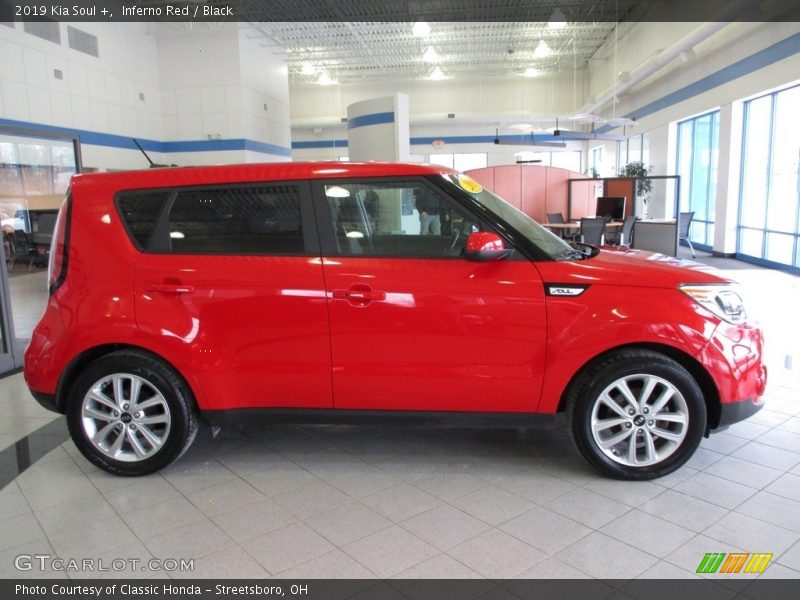 Inferno Red / Black 2019 Kia Soul +