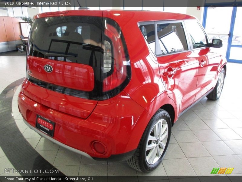 Inferno Red / Black 2019 Kia Soul +