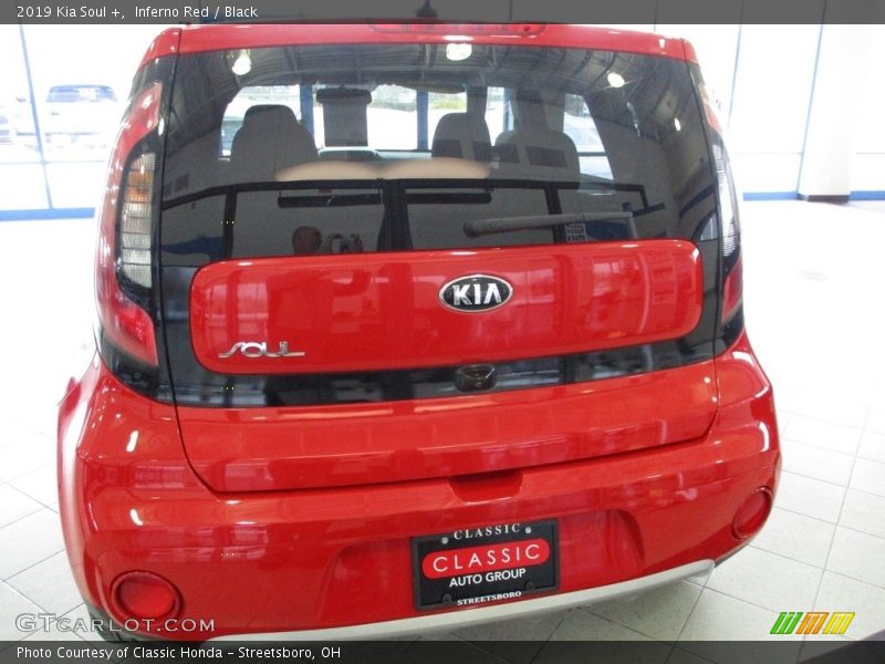 Inferno Red / Black 2019 Kia Soul +