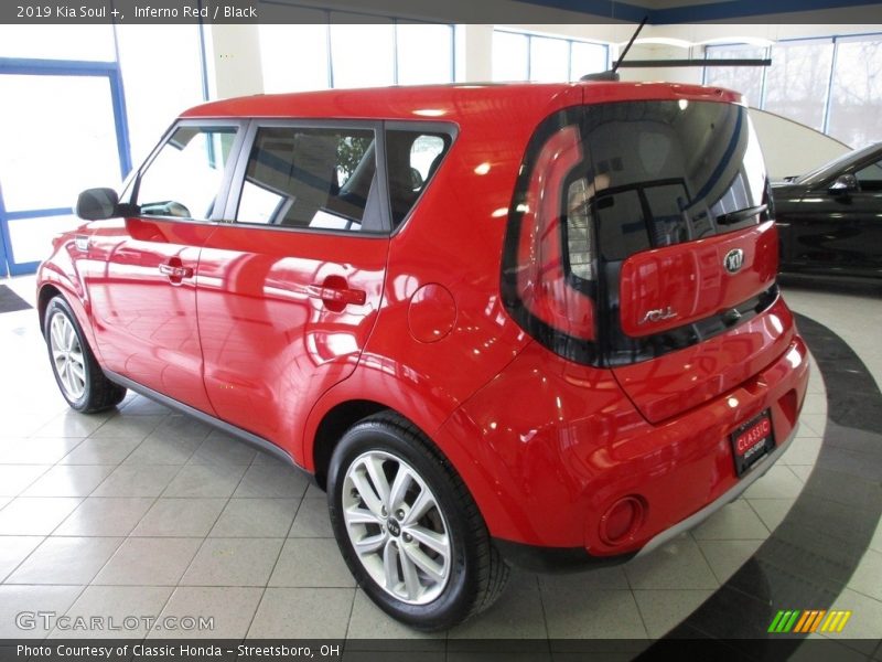 Inferno Red / Black 2019 Kia Soul +