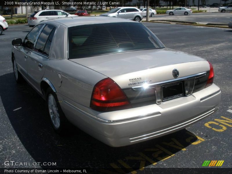 Smokestone Metallic / Light Camel 2008 Mercury Grand Marquis LS