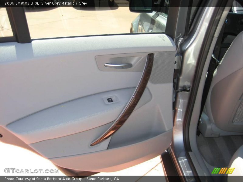 Silver Grey Metallic / Grey 2006 BMW X3 3.0i