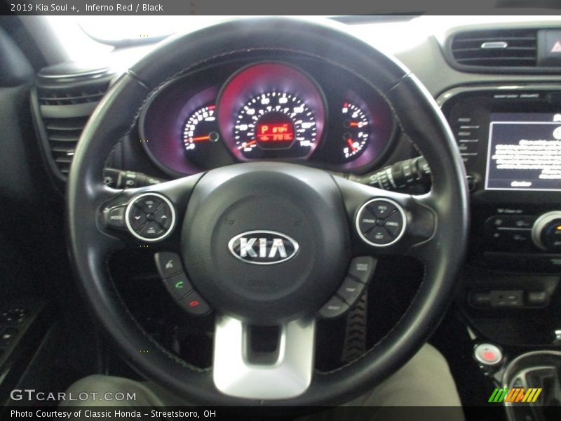 Inferno Red / Black 2019 Kia Soul +