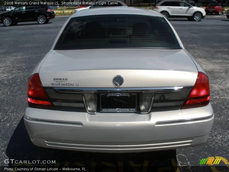 Smokestone Metallic / Light Camel 2008 Mercury Grand Marquis LS
