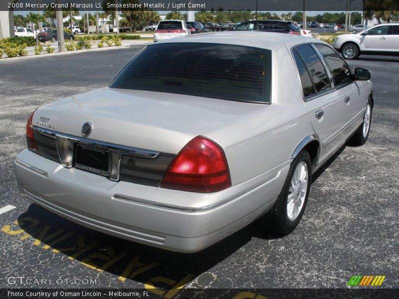 Smokestone Metallic / Light Camel 2008 Mercury Grand Marquis LS