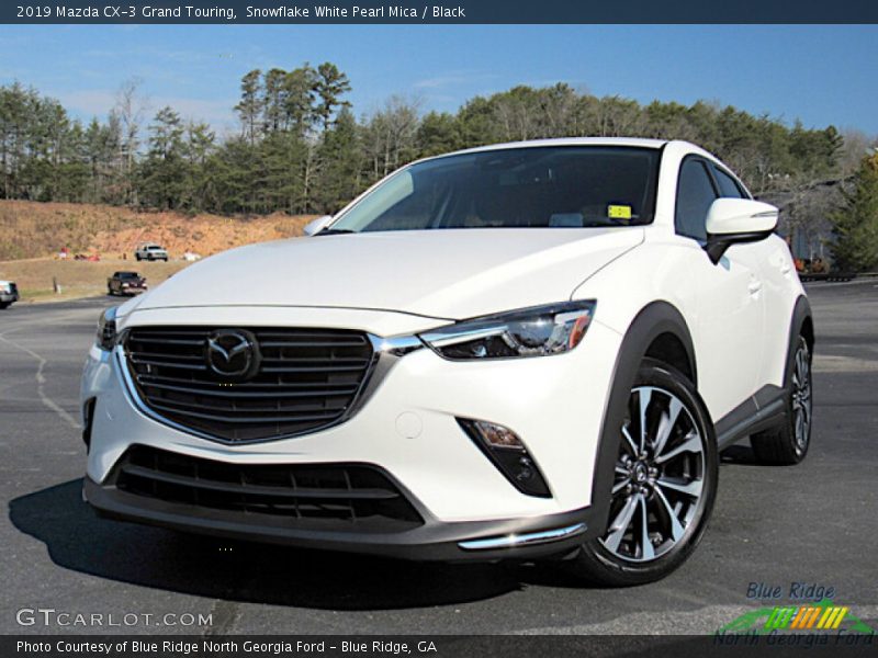 Snowflake White Pearl Mica / Black 2019 Mazda CX-3 Grand Touring