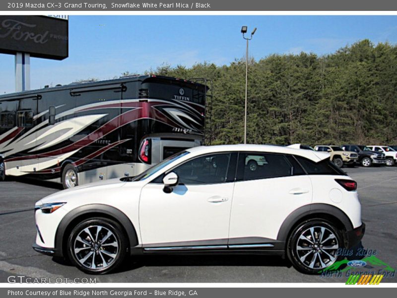 Snowflake White Pearl Mica / Black 2019 Mazda CX-3 Grand Touring