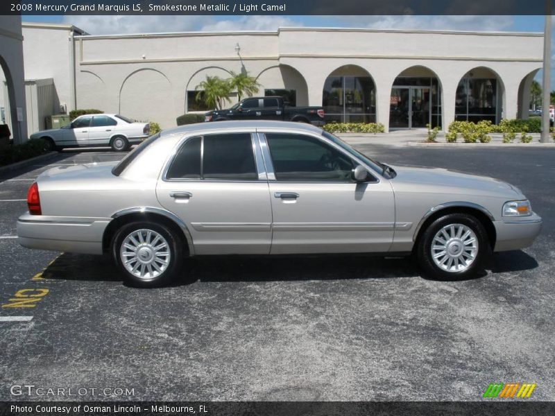Smokestone Metallic / Light Camel 2008 Mercury Grand Marquis LS