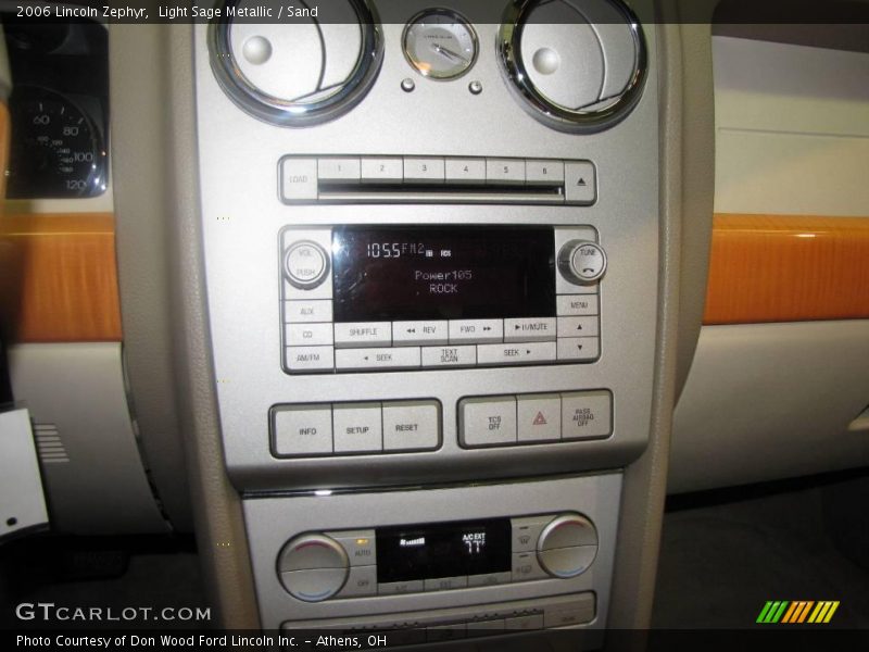 Light Sage Metallic / Sand 2006 Lincoln Zephyr