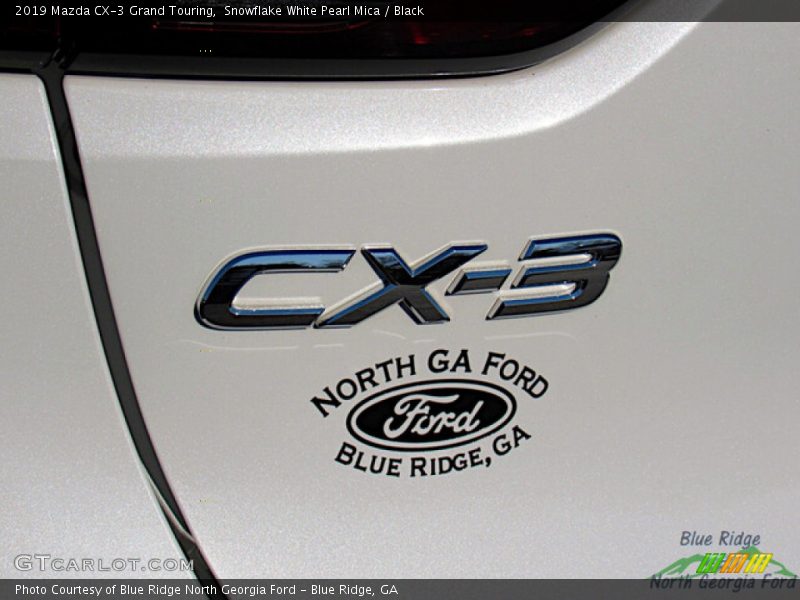Snowflake White Pearl Mica / Black 2019 Mazda CX-3 Grand Touring