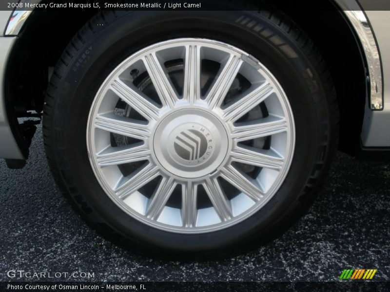 Smokestone Metallic / Light Camel 2008 Mercury Grand Marquis LS
