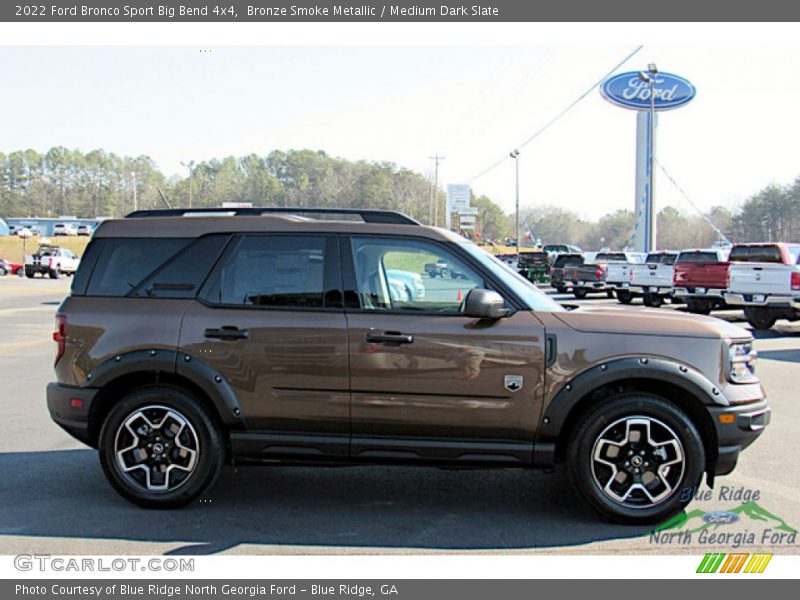Bronze Smoke Metallic / Medium Dark Slate 2022 Ford Bronco Sport Big Bend 4x4
