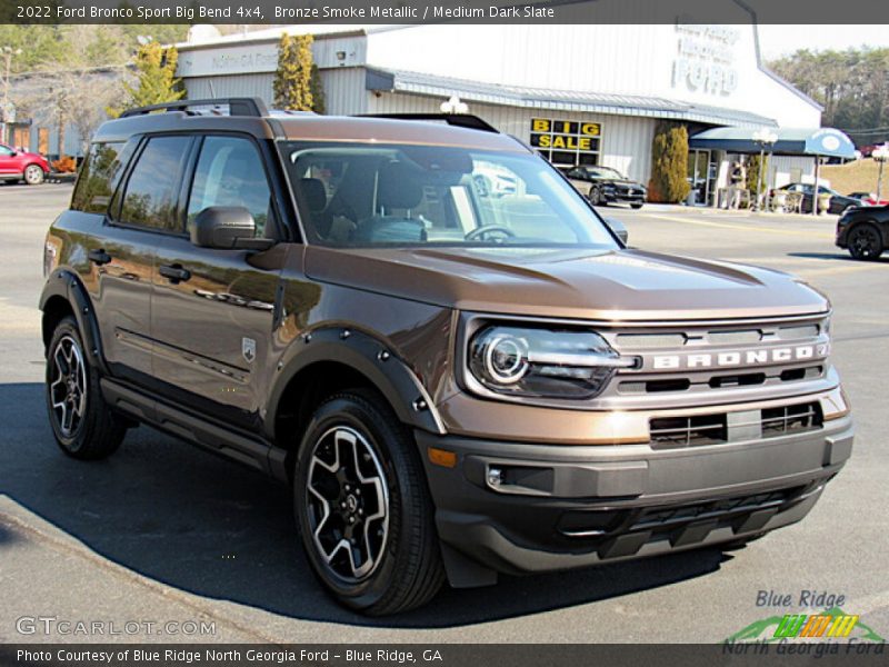 Bronze Smoke Metallic / Medium Dark Slate 2022 Ford Bronco Sport Big Bend 4x4