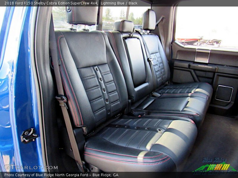 Rear Seat of 2018 F150 Shelby Cobra Edition SuperCrew 4x4