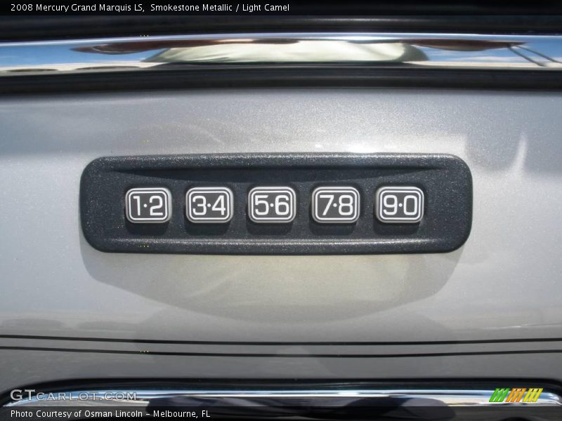 Smokestone Metallic / Light Camel 2008 Mercury Grand Marquis LS