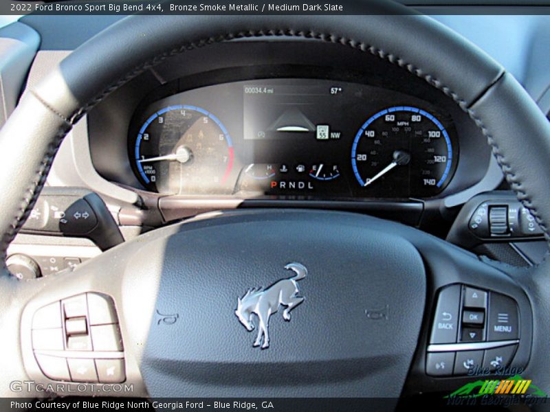 Bronze Smoke Metallic / Medium Dark Slate 2022 Ford Bronco Sport Big Bend 4x4