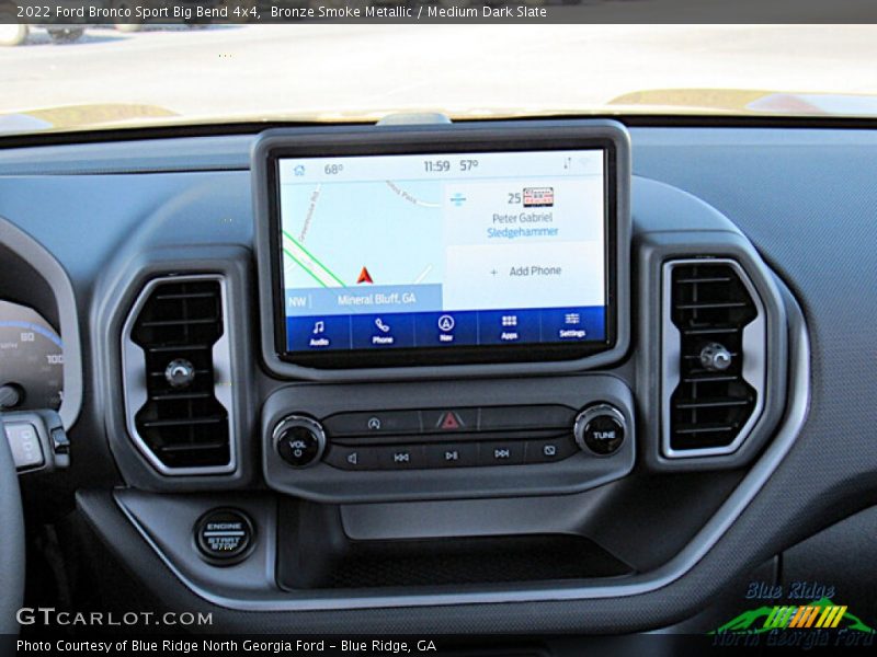 Bronze Smoke Metallic / Medium Dark Slate 2022 Ford Bronco Sport Big Bend 4x4