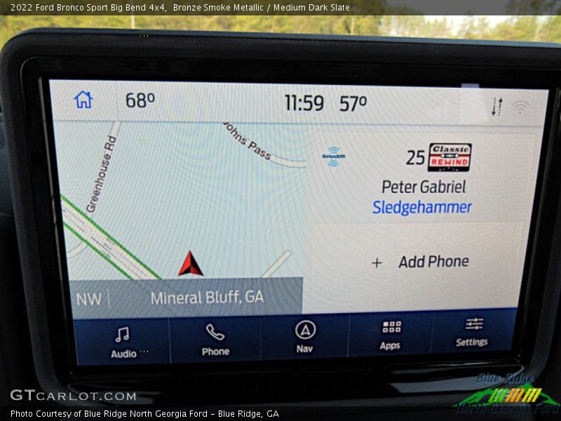 Bronze Smoke Metallic / Medium Dark Slate 2022 Ford Bronco Sport Big Bend 4x4