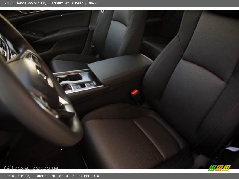 Platinum White Pearl / Black 2022 Honda Accord LX
