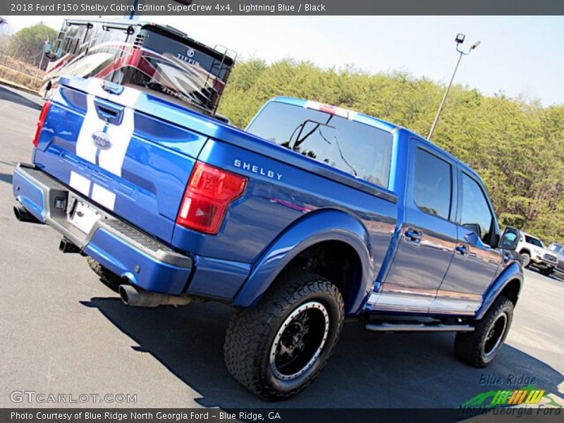Lightning Blue / Black 2018 Ford F150 Shelby Cobra Edition SuperCrew 4x4