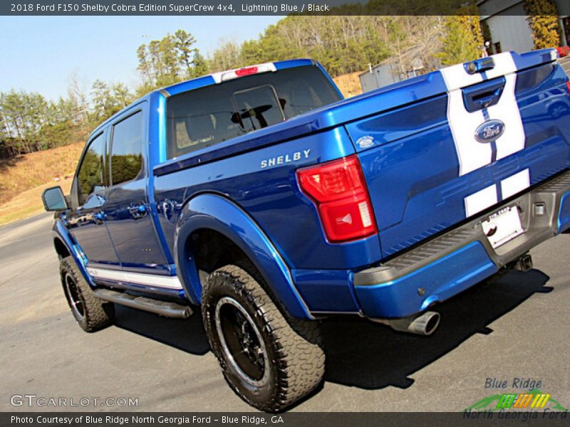 Lightning Blue / Black 2018 Ford F150 Shelby Cobra Edition SuperCrew 4x4