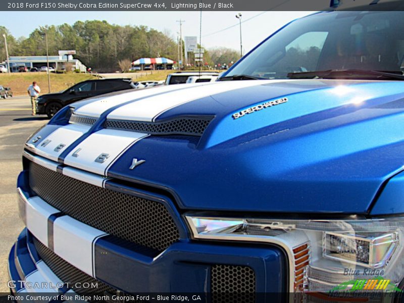 Lightning Blue / Black 2018 Ford F150 Shelby Cobra Edition SuperCrew 4x4