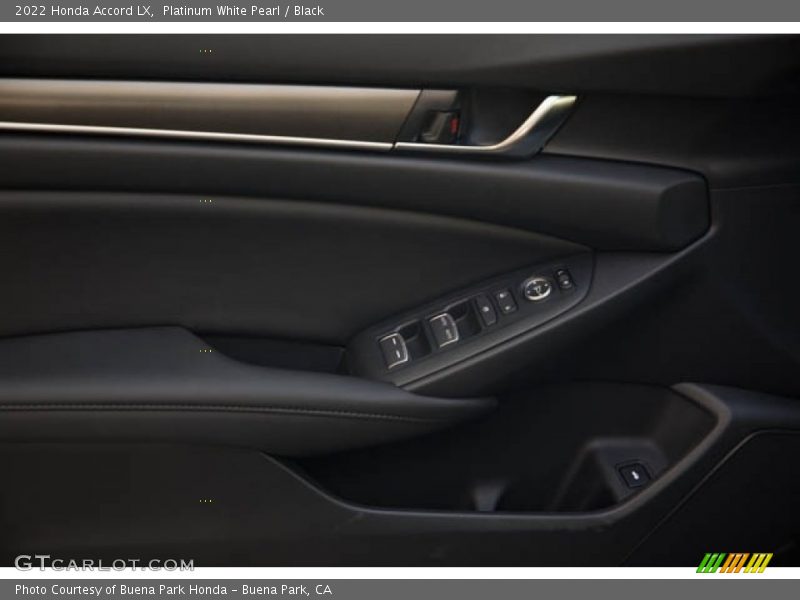 Platinum White Pearl / Black 2022 Honda Accord LX
