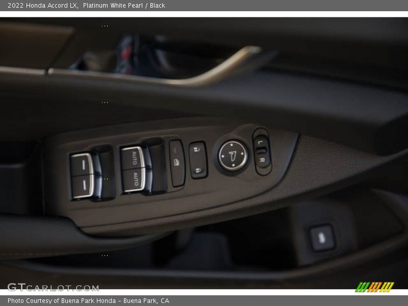 Platinum White Pearl / Black 2022 Honda Accord LX