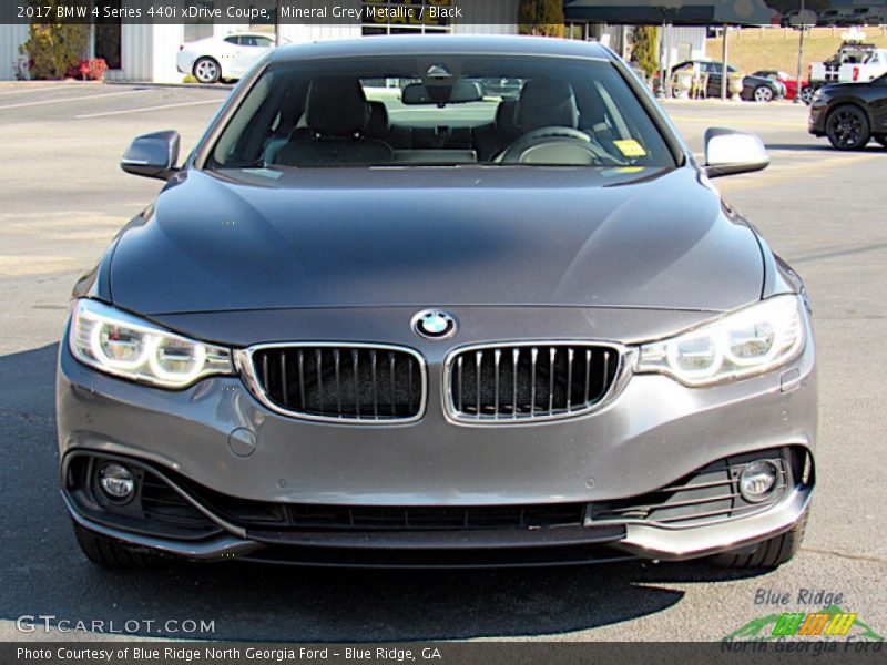 Mineral Grey Metallic / Black 2017 BMW 4 Series 440i xDrive Coupe