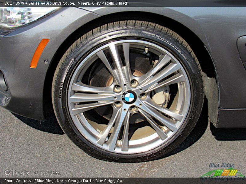 Mineral Grey Metallic / Black 2017 BMW 4 Series 440i xDrive Coupe