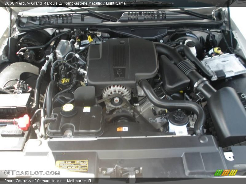 Smokestone Metallic / Light Camel 2008 Mercury Grand Marquis LS