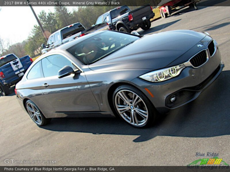 Mineral Grey Metallic / Black 2017 BMW 4 Series 440i xDrive Coupe