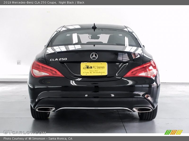 Night Black / Black 2019 Mercedes-Benz CLA 250 Coupe