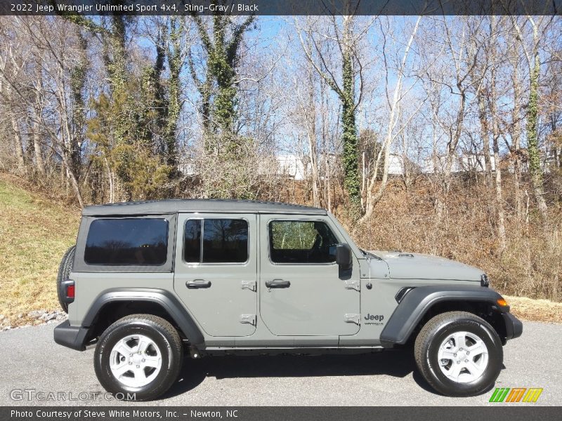 Sting-Gray / Black 2022 Jeep Wrangler Unlimited Sport 4x4