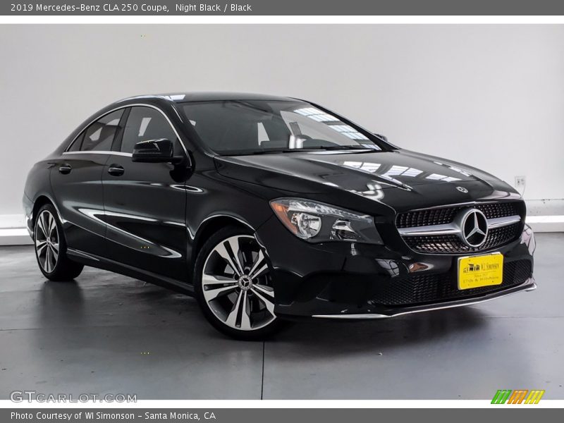 Night Black / Black 2019 Mercedes-Benz CLA 250 Coupe