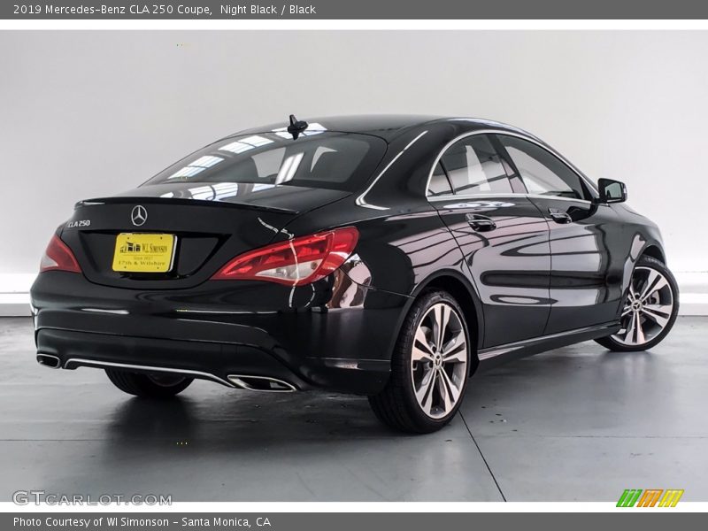 Night Black / Black 2019 Mercedes-Benz CLA 250 Coupe