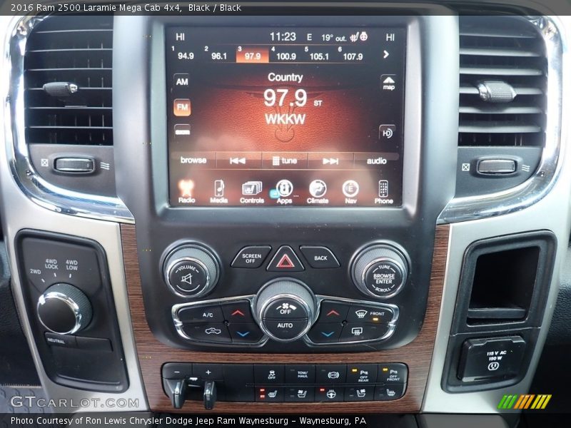 Controls of 2016 2500 Laramie Mega Cab 4x4