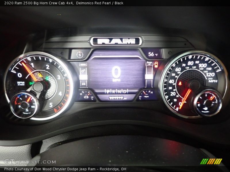 Delmonico Red Pearl / Black 2020 Ram 2500 Big Horn Crew Cab 4x4