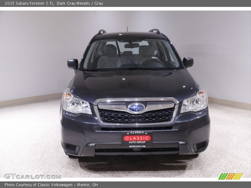 Dark Gray Metallic / Gray 2015 Subaru Forester 2.5i