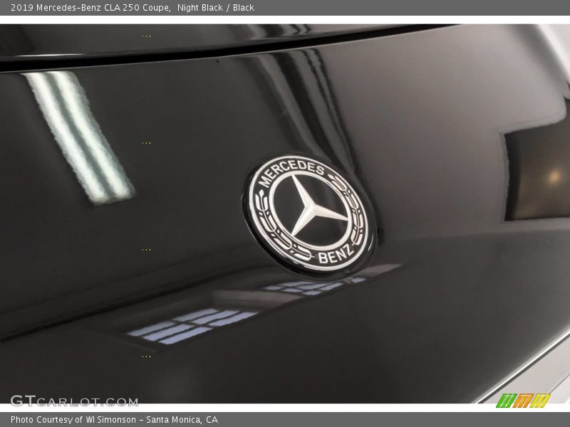 Night Black / Black 2019 Mercedes-Benz CLA 250 Coupe