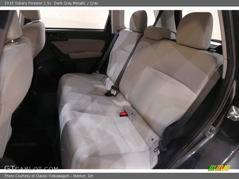 Dark Gray Metallic / Gray 2015 Subaru Forester 2.5i