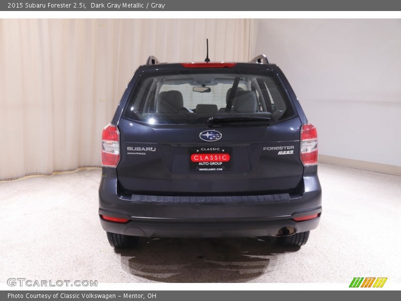 Dark Gray Metallic / Gray 2015 Subaru Forester 2.5i