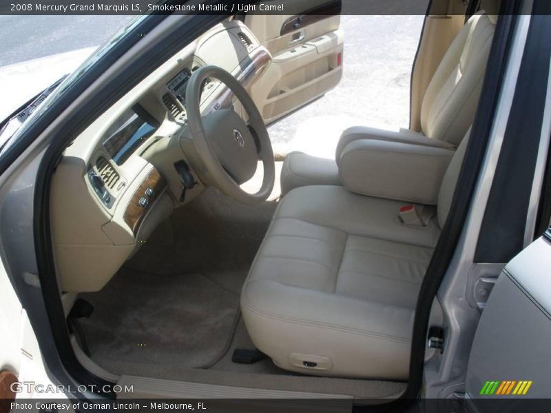 Smokestone Metallic / Light Camel 2008 Mercury Grand Marquis LS
