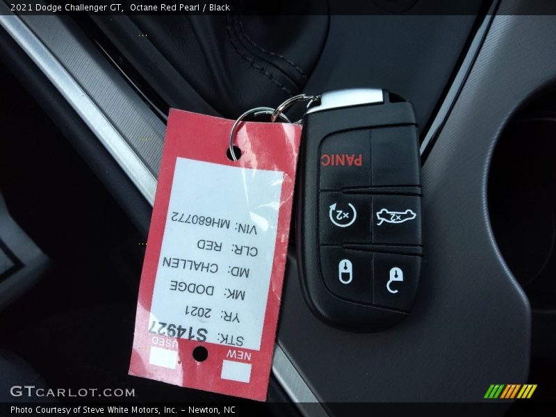 Octane Red Pearl / Black 2021 Dodge Challenger GT