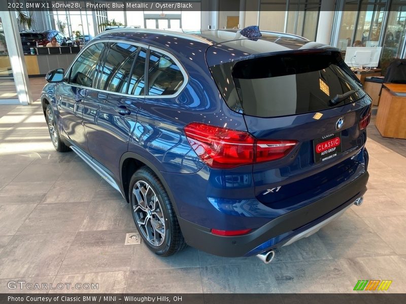Phytonic Blue Metallic / Oyster/Black 2022 BMW X1 xDrive28i