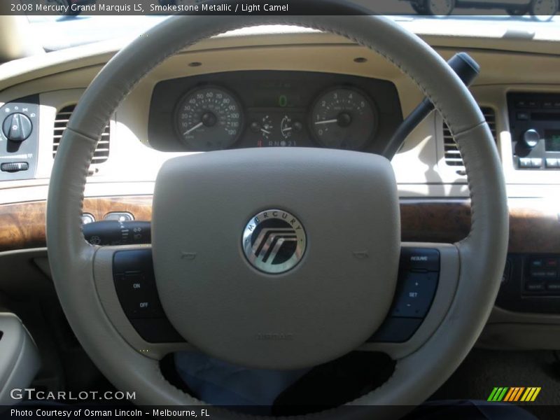 Smokestone Metallic / Light Camel 2008 Mercury Grand Marquis LS